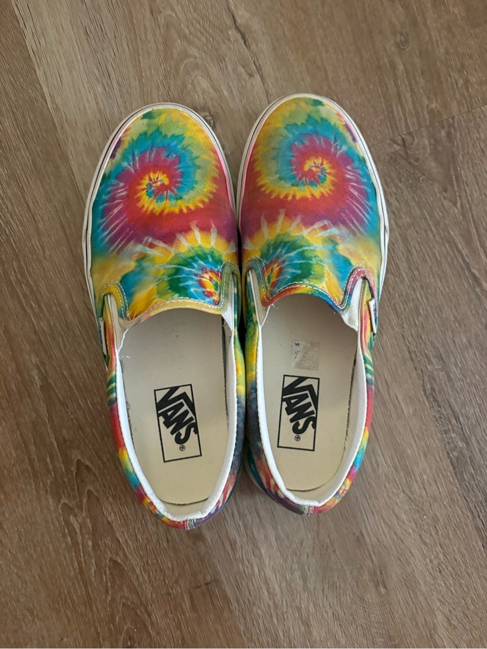 Vans Men Slip-On Sneakers - Tie-Dye Multicolor - Picture 4 of 5